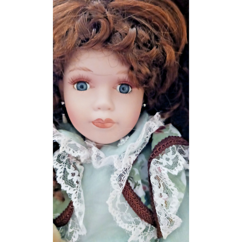 J.A. Designs Crimson Collection Porcelain Doll - Elaine